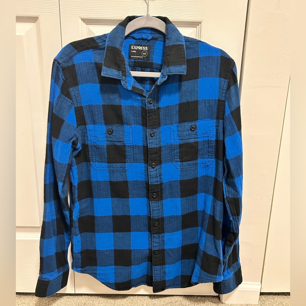 Express Men’s Flannel Button Down Shirt